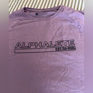 Alphalete Lavender Logo Tee